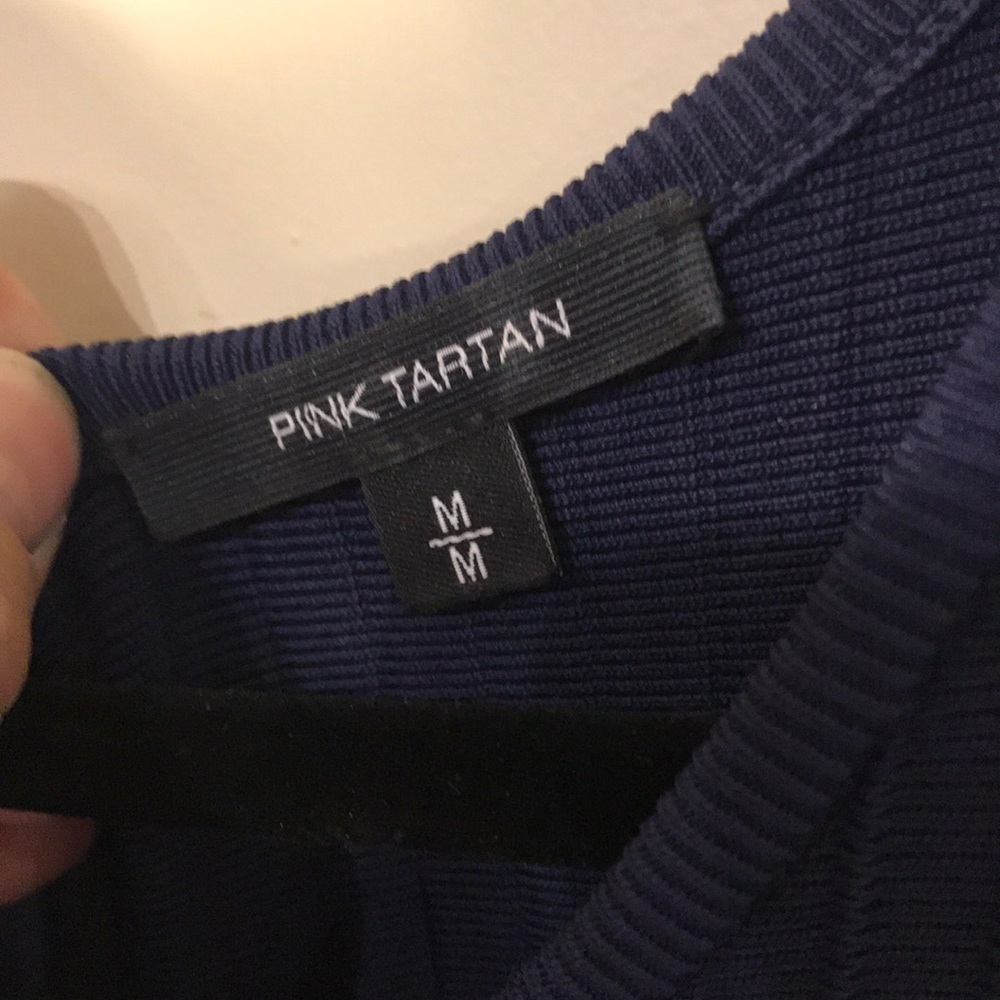 Pink Tartan | Navy Power Stretch Ballet Dress - Picture 9 of 13